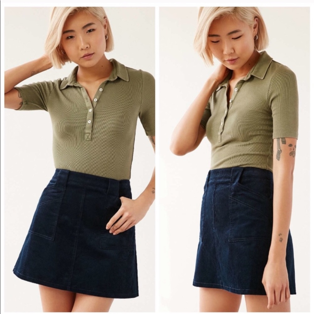 Urban Outfitter BDG Navy Blue Skirt